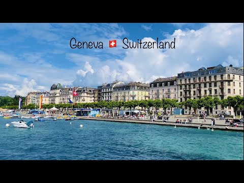 A Walking Tour In Geneva, Switzerland In June 2023 | Lake Geneva | The Old Town | Mont Blanc Bridge