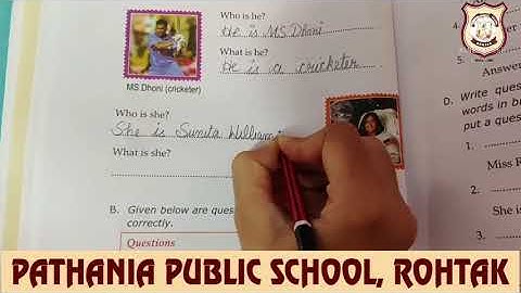 Pathania Public School, Class 1, Chapter 4, Excercise Part 1