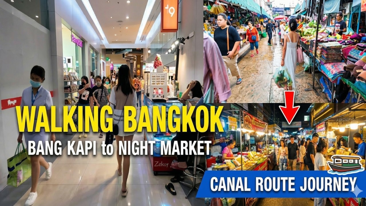 Walking Bangkok: Bang Kapi Market, Happy Land to Rajamangala Stadium ...