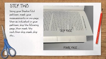 Bookami® Tutorials - How To Fold A Shadow Book Folding Pattern