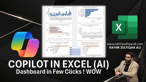 Create Dashboard / Visuals in Just Few Clicks with Copilot in Excel 365 - Artificial Intelligence