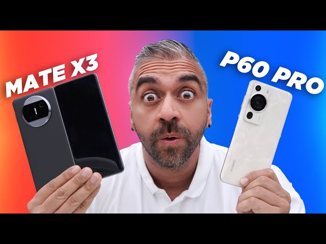 SLIMMEST Foldable Phone: HUAWEI Mate X3 & P60 Pro - First Hands-On!