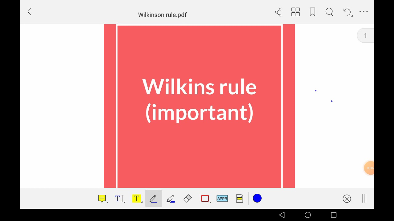 Wilkins Rule 1837