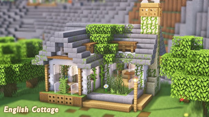 pic Aesthetic Cottagecore Minecraft House Vanilla minecraft how to build a cottagecore