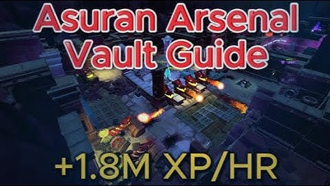 Asuran Arsenal Thieving Vault Guide + 1.8m XP/HR