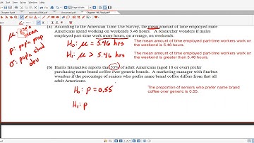 10 1 1 Determine the null and alternative hypothesis