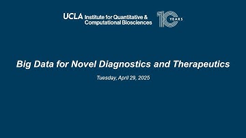 QC Bio Big Data for Novel Diagnostics and Therapeutics Webinar