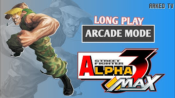 long play Guile arcade mode Difficulty *8 SF alpha 3 max PPSSPP emulator android