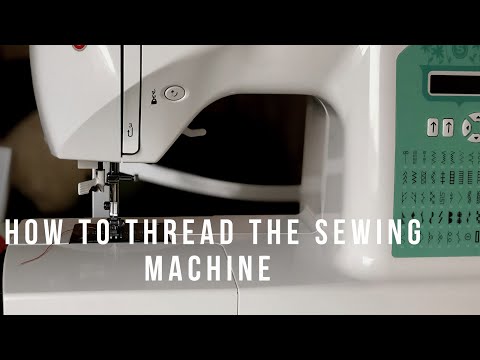 How to thread the sewing machine | singer starlet  6660 | sewing machine