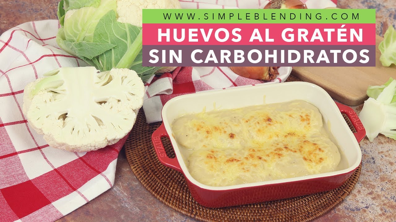 ESPECTACULARES HUEVOS GRATINADOS CON BECHAMEL DE COLIFLOR | Huevos gratinados bajos en carbohidratos