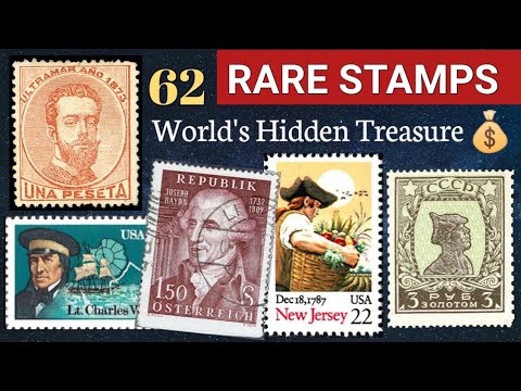 Most Valuable Stamps - Spectacular Collection | 62 Hidden