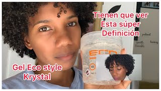 Cabello súper definido | EcoStyle Krystal cabello crespo natural ?????