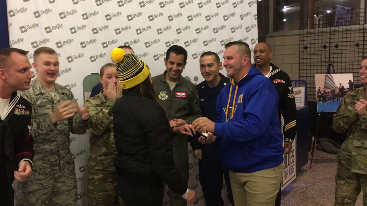 Selfie With A Soldier - "A Proposal With Military Support" - YouTube
