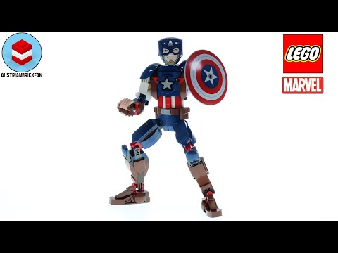 LEGO Marvel Super Heroes 76258 Captain America Construction Figure - LEGO Speed Build Review