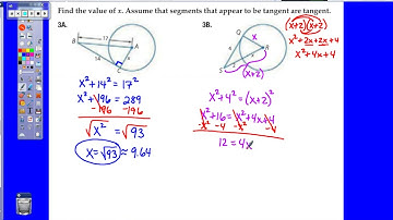 Chapter 10 Section 5 Tangent Lines