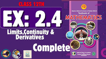 Exercise 2.4 Class 12 maths || NBF 2025 New Book || ex 2.4 NBF Class 12 maths || By Sir Raaz