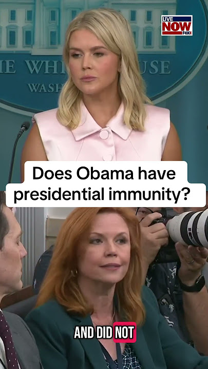Does Obama have presidential immunity?
