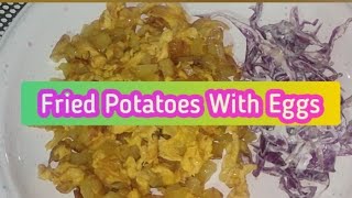 Fried Potatoes With Eggs|Low Carb Diet Recipe Ideas