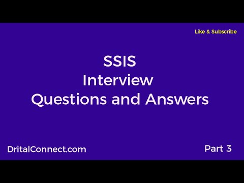 SSIS  Interview Questions and Answers  Part 3