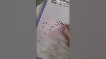 Srinithi ❤️❤️|Name Art|🪄🪄📝📝#shorts - Req #400