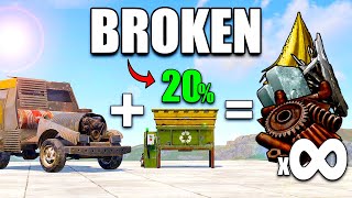 How A Solo EXPLOITS The NEW RECYCLERS in Rust (It&#39;s Borken)