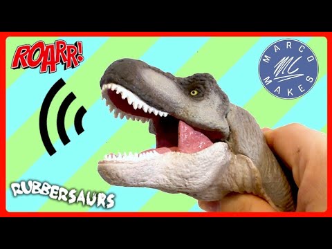 Plastic Dinosaur T-Rex Tyrannosaurus Action Figure Toy Reversable Switching Head 