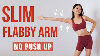 15 min Slim Flabby Arm (NO PUSH UPS) | 10-Day Upper Body Challenge ~ Emi