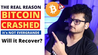 🚨 The real reason Bitcoin Crashed | Did Evergrande Dump? | Cryptocurrency   Update today in Hindi