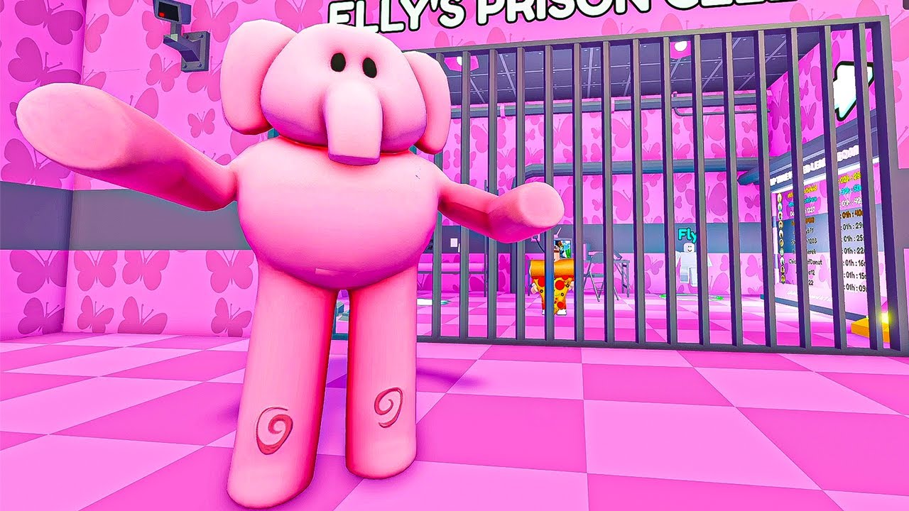 ELLY'S PRISON RUN OBBY! ROBLOX