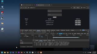 dot net react crud operation