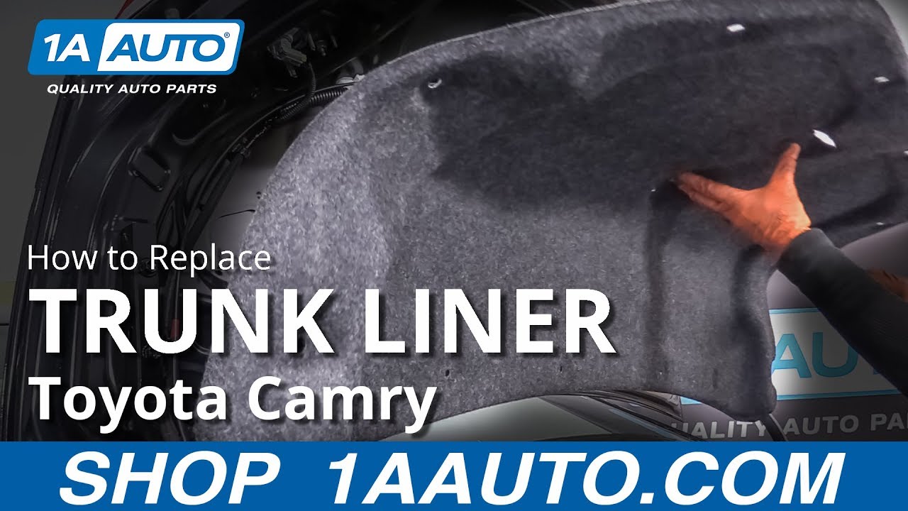 How To Remove Trunk Liner 11-17 Toyota Camry