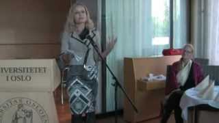 Anne Katrine Hagelund Receives the Beacon of Dignity Award on 30th August 2012