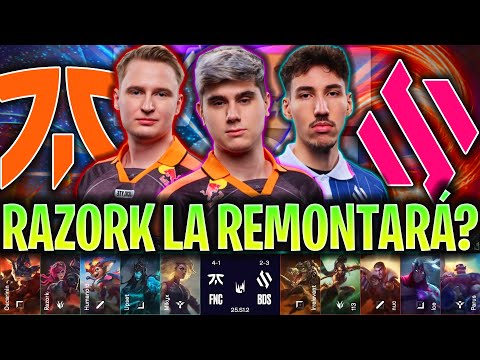RAZORK BUSCA LA REMONTADA ÉPICA CON FNATIC! | FNC vs BDS RESUMEN LEC INVIERNO 2025 LVP