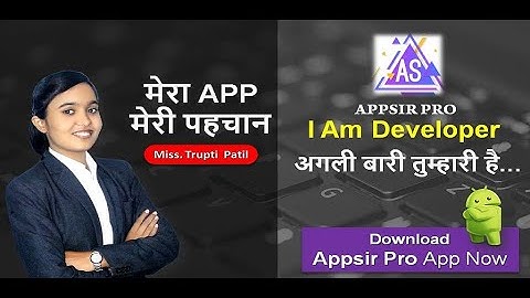 Android Full Course - Learn Android APP | Android Development Tutorial for Beginners| APPSIR
