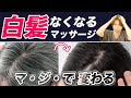 【黒髪復活】患者さんで実証済み!白髪をなくして自律神経も整える有料級マッサージを紹介します