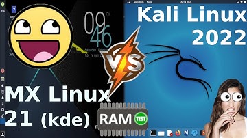 MX Linux 21 (kde) vs Kali Linux 2022 KDE: Look and Feel