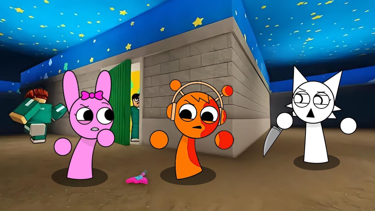 Sprunki Rope Sprunki Pinki Played Squid Game 3, Knife & Key, Jump Rope, in ROBLOX ...