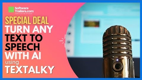 ✅Turn any speech into AI using Textalky | LIFETIME DEAL!!!