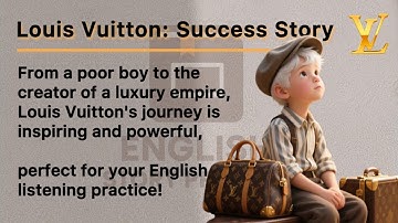 How a Homeless Boy Created Louis Vuitton || Learn English Through Story Level 3 🔥 || Graded Reader ✅