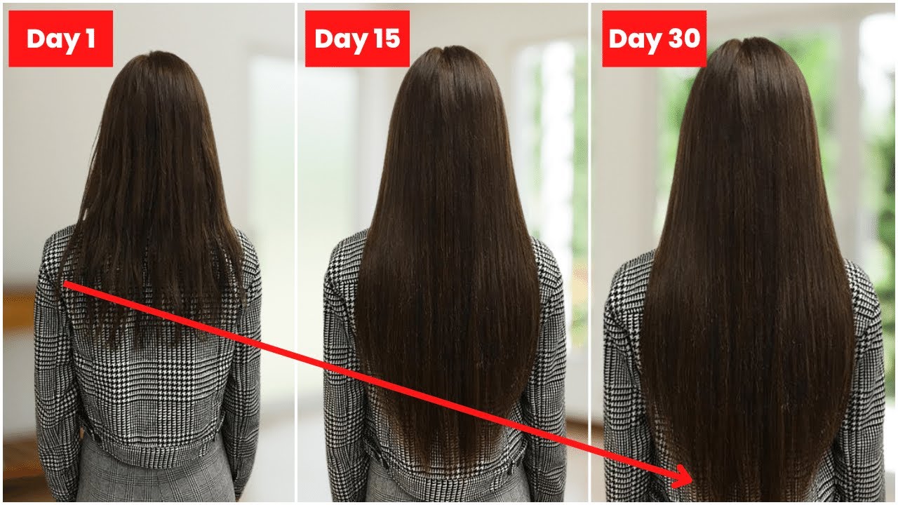 30 Days Challenge - How to Make Thin to Thick Hairs? - YouTube