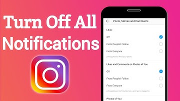 How To Turn Off Post, Stories, Likes And Comments Notification On Instagram