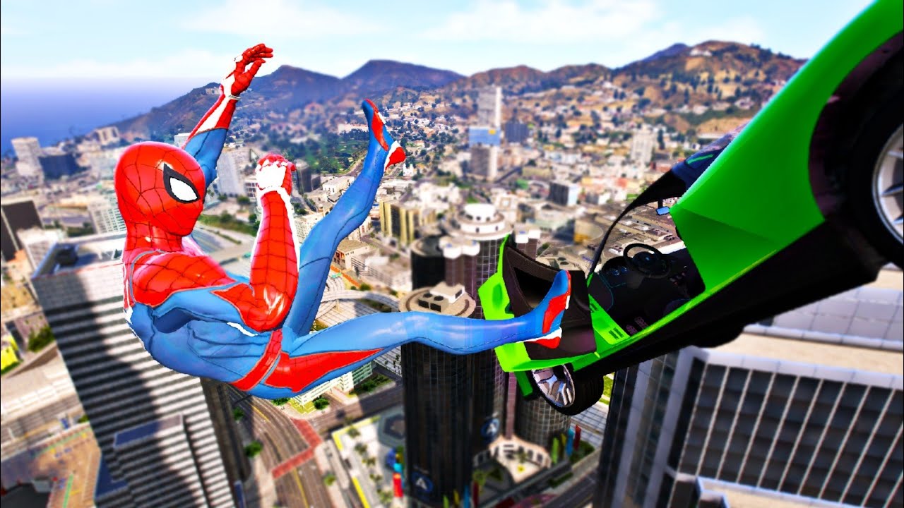 GTA 5 SPIDERMAN Ragdolls Compilation Episode #13 - Funny Moments ...