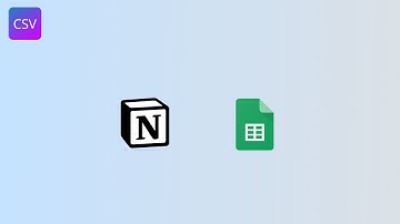 How to export Notion to Google Sheets