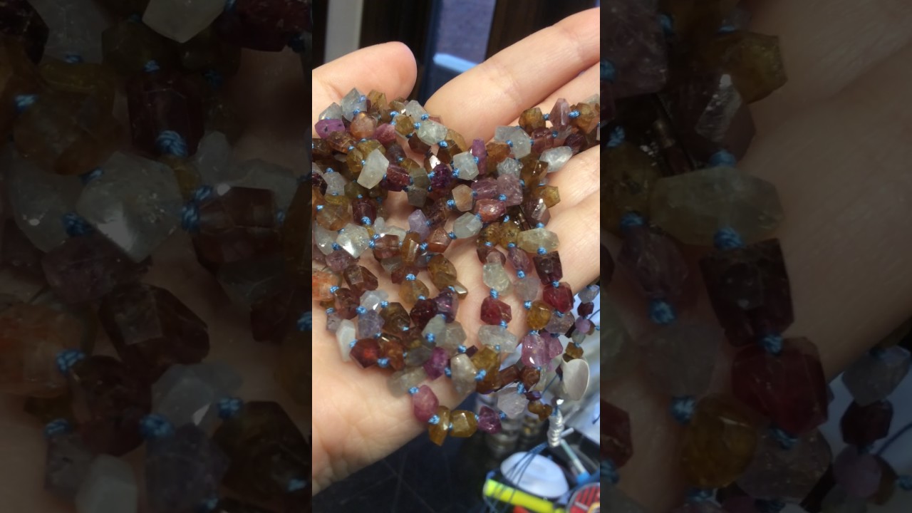 6MM MULTICOLOR FACETED SAPPHIRE GEMSTONE BEADS ( ALL NATURAL)