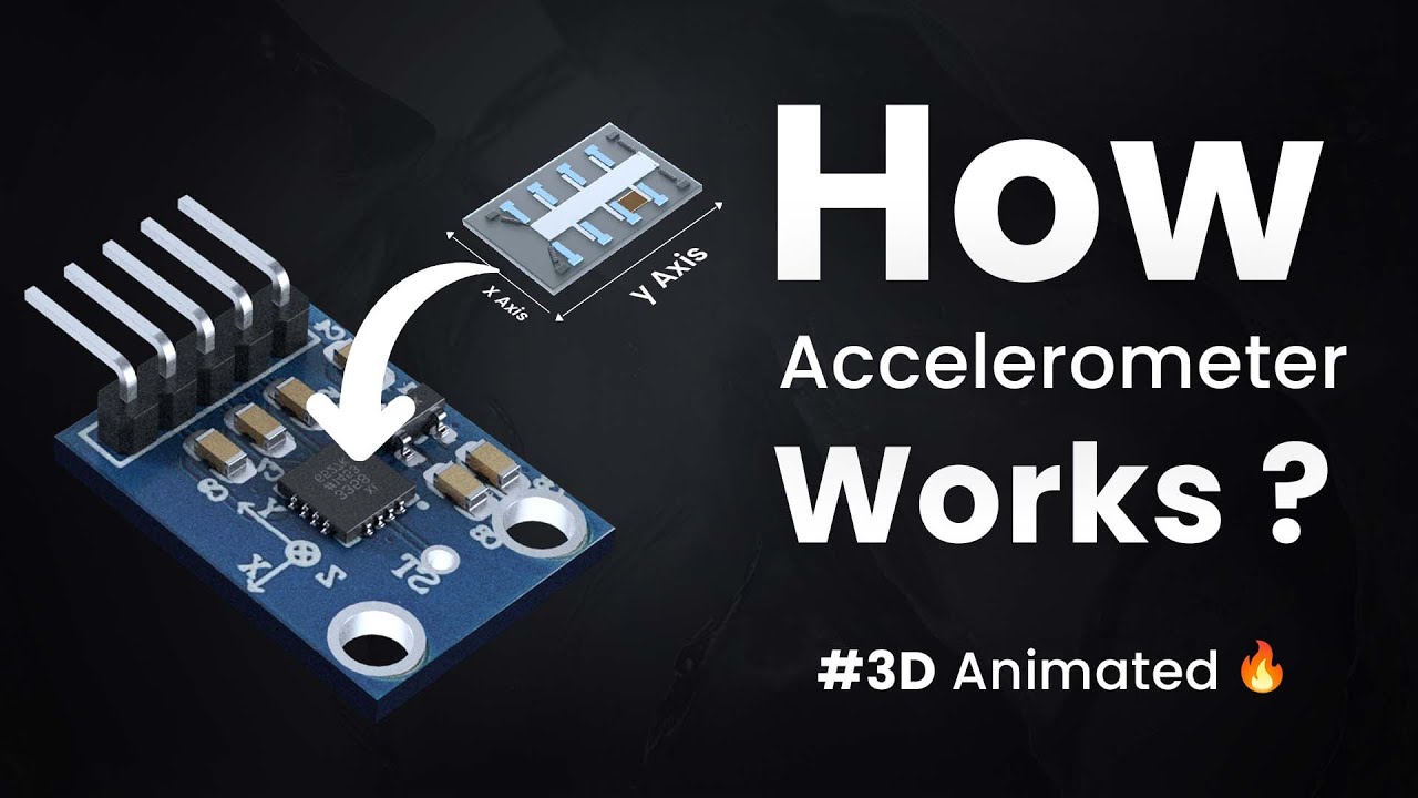 How Accelerometer ADXL335 Works ? | 3D Animated 🔥 - YouTube