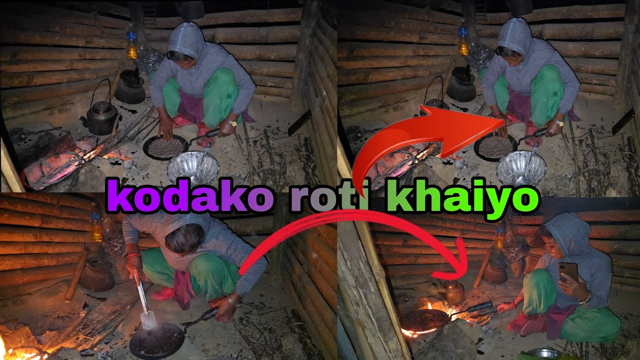 Kodako Roti kerako pat maa banayako kodako roti - YouTube
