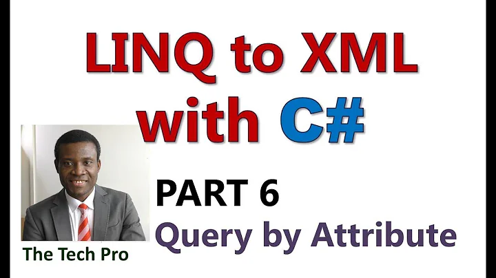 Linq to XML  With C# - Part 6: How to Access XML Elements With Specific Attributes