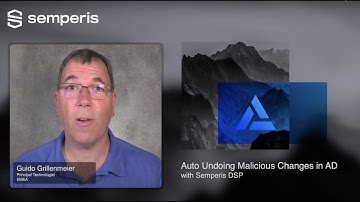Undo Malicious Changes in Active Directory with DSP