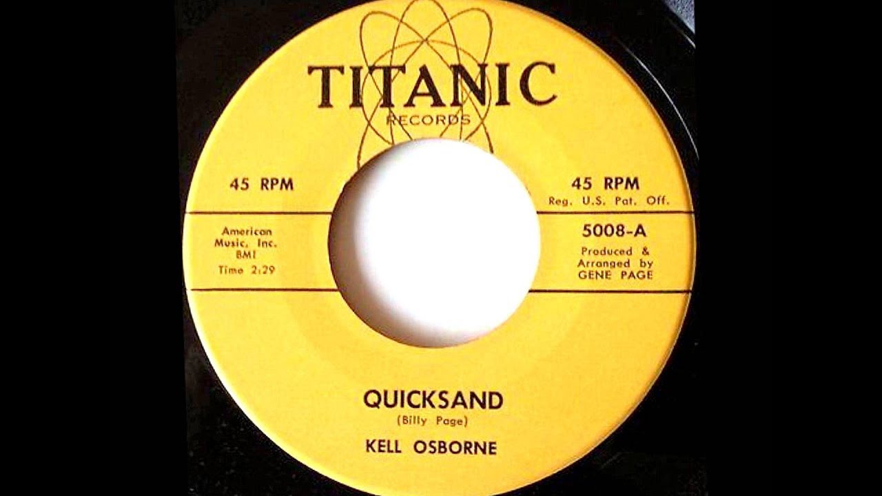 Kell Osborne Quicksand Gold Star Studio 1963 Youtube