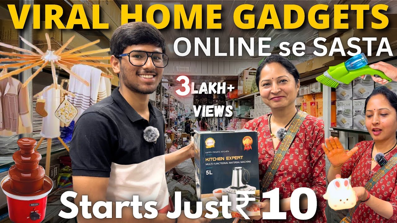 *VIRAL* UNIQUE HOUSEHOLD GADGETS in CRAWFORD MARKET😍| KITCHEN ITEMS | Cheapest Market in Mumbai